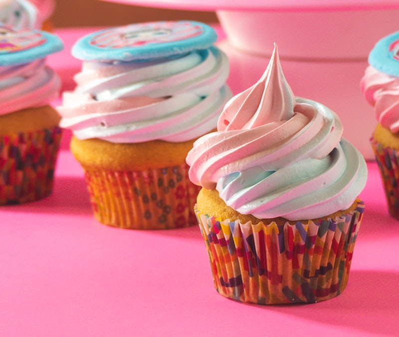 Bespoke Celebration Floral Cupcakes