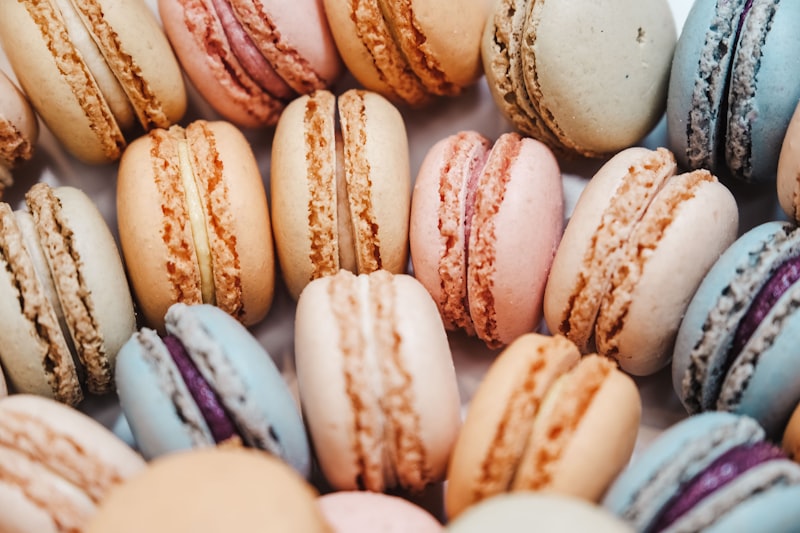 Pistachio & Strawberry Choux Pastries