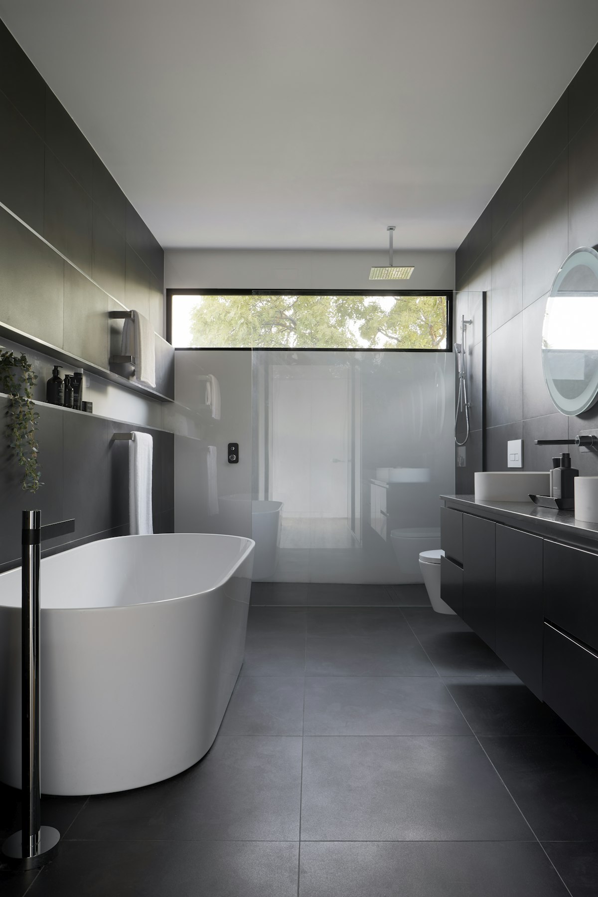 Freshly renovated modern bathroom